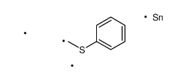 trimethyl(phenylsulfanylmethyl)stannane Structure