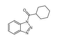 1H-1,2,3-benzotriazol-1-yl(cyclohexyl)methanone Structure