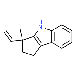 Cyclopent[b]indole, 3-ethenyl-1,2,3,4-tetrahydro-3-methyl- (9CI) structure