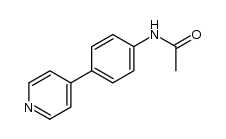 N-(4-(pyridin-4-yl)phenyl)acetamide Structure