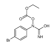 (4-bromo-N-carbamoylanilino) ethyl carbonate Structure
