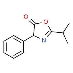 5(4H)-Oxazolone,2-(1-methylethyl)-4-phenyl- structure