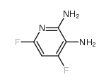 2,3-Diamino-4,6-difluoropyridine Structure