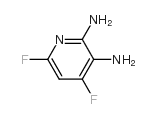 2,3-Diamino-4,6-difluoropyridine结构式