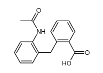 2-acetylamino-2'-carboxy-diphenylmethane结构式