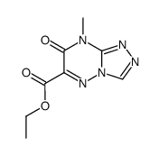 8-methyl-7-oxo-7,8-dihydro-[1,2,4]triazolo[4,3-b][1,2,4]triazine-6-carboxylic acid ethyl ester Structure