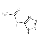 N-(2H-四唑-5-基)乙酰胺结构式