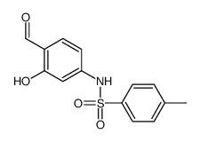 N-(4-formyl-3-hydroxyphenyl)-4-methylbenzenesulfonamide结构式