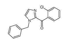 (1-benzylimidazol-2-yl)-(2-chlorophenyl)methanone Structure