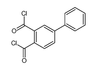 4-phenylbenzene-1,2-dicarbonyl chloride Structure