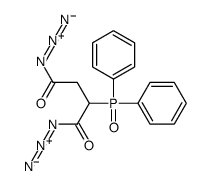 2-diphenylphosphorylbutanedioyl diazide Structure