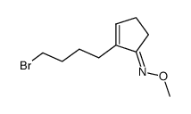 2-(4-bromobutyl)-1-methoximino-2-cyclopentene Structure