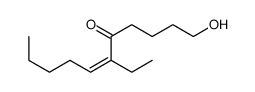 6-ethyl-1-hydroxyundec-6-en-5-one结构式