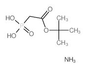 tert-butoxycarbonylmethylphosphonic acid structure