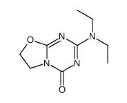 2-(diethylamino)-6,7-dihydro-[1,3]oxazolo[3,2-a][1,3,5]triazin-4-one结构式