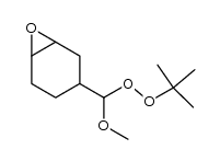 Methoxy-(3,4-epoxycyclohexyl)-methyl-tert.-butyl-peroxid结构式