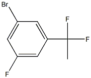 1-bromo-3-(1,1-difluoroethyl)-5-fluoro-Benzene Structure