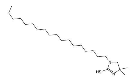 4,4-Dimethyl-1-octadecyl-2-imidazolidinethione结构式