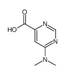 6-(dimethylamino)pyrimidine-4-carboxylic acid结构式