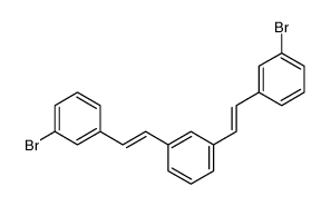 1,3-bis[2-(3-bromophenyl)ethenyl]benzene Structure