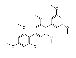 2-(3,5-dimethoxyphenyl)-1,3-dimethoxy-5-(2,4,6-trimethoxyphenyl)benzene结构式