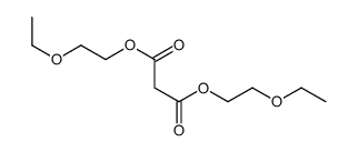 bis(2-ethoxyethyl) propanedioate Structure