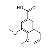 3,4-dimethoxy-5-prop-2-enylbenzoic acid结构式
