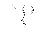 2-(methoxymethyl)-5-methylacetophenone Structure