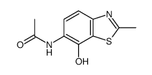 Acetamide, N-(7-hydroxy-2-methyl-6-benzothiazolyl)- (9CI)结构式
