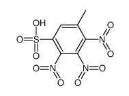 5-methyl-2,3,4-trinitrobenzenesulfonic acid Structure