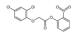 (2-nitrophenyl) 2-(2,4-dichlorophenoxy)acetate结构式