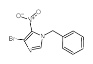 1H-Imidazole,4-bromo-5-nitro-1-(phenylmethyl)- Structure
