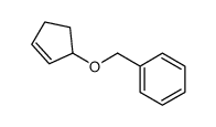 cyclopent-2-en-1-yloxymethylbenzene Structure