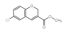 6-氯-2H-色烯-3-羧酸甲酯结构式
