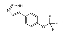 4-(4-三氟甲氧基苯基)咪唑结构式