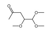 4,5,5-trimethoxy-pentan-2-one Structure