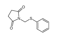 1-(phenylsulfanylmethyl)pyrrolidine-2,5-dione结构式