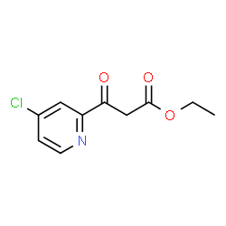 ethyl 3-(4-chloropyridin-2-yl)-3-oxopropanoate结构式