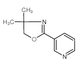 4,5-dihydro-4,4-dimethyl-2-(3-pyridyl)oxazole Structure