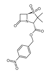 p-nitrobenzyl penicillanate 1,1-dioxide结构式