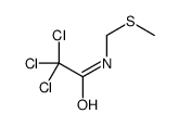 2,2,2-trichloro-N-(methylsulfanylmethyl)acetamide Structure