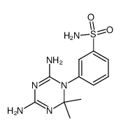 3-(4,6-Diamino-2,2-dimethyl-2H-[1,3,5]triazin-1-yl)-benzenesulfonamide Structure