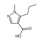 1-methyl-5-propyl-1H-pyrazole-4-carboxylic acid结构式