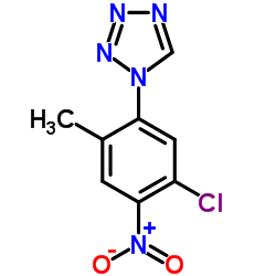 1-(5-Chloro-2-methyl-4-nitrophenyl)-1H-tetrazole Structure