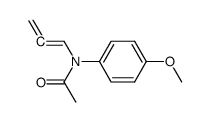 N-(4-methoxyphenyl)-N-(propa-1,2-dienyl)acetamide Structure