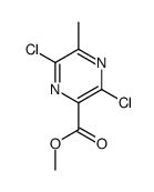 methyl 3,6-dichloro-5-methylpyrazine-2-carboxylate结构式
