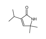 2H-Pyrrol-2-one,1,5-dihydro-5,5-dimethyl-3-(1-methylethyl)-(9CI)结构式