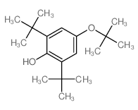 Phenol,4-(1,1-dimethylethoxy)-2,6-bis(1,1-dimethylethyl)- Structure