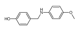 4-p-Anisidinomethyl-phenol结构式