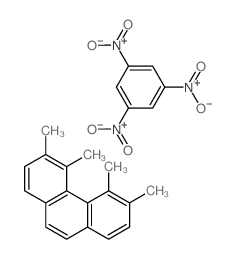 3,4,5,6-tetramethylphenanthrene; 1,3,5-trinitrobenzene Structure